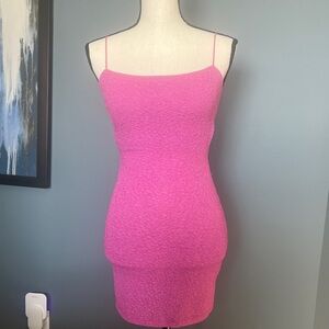 pink Windsor mini dress